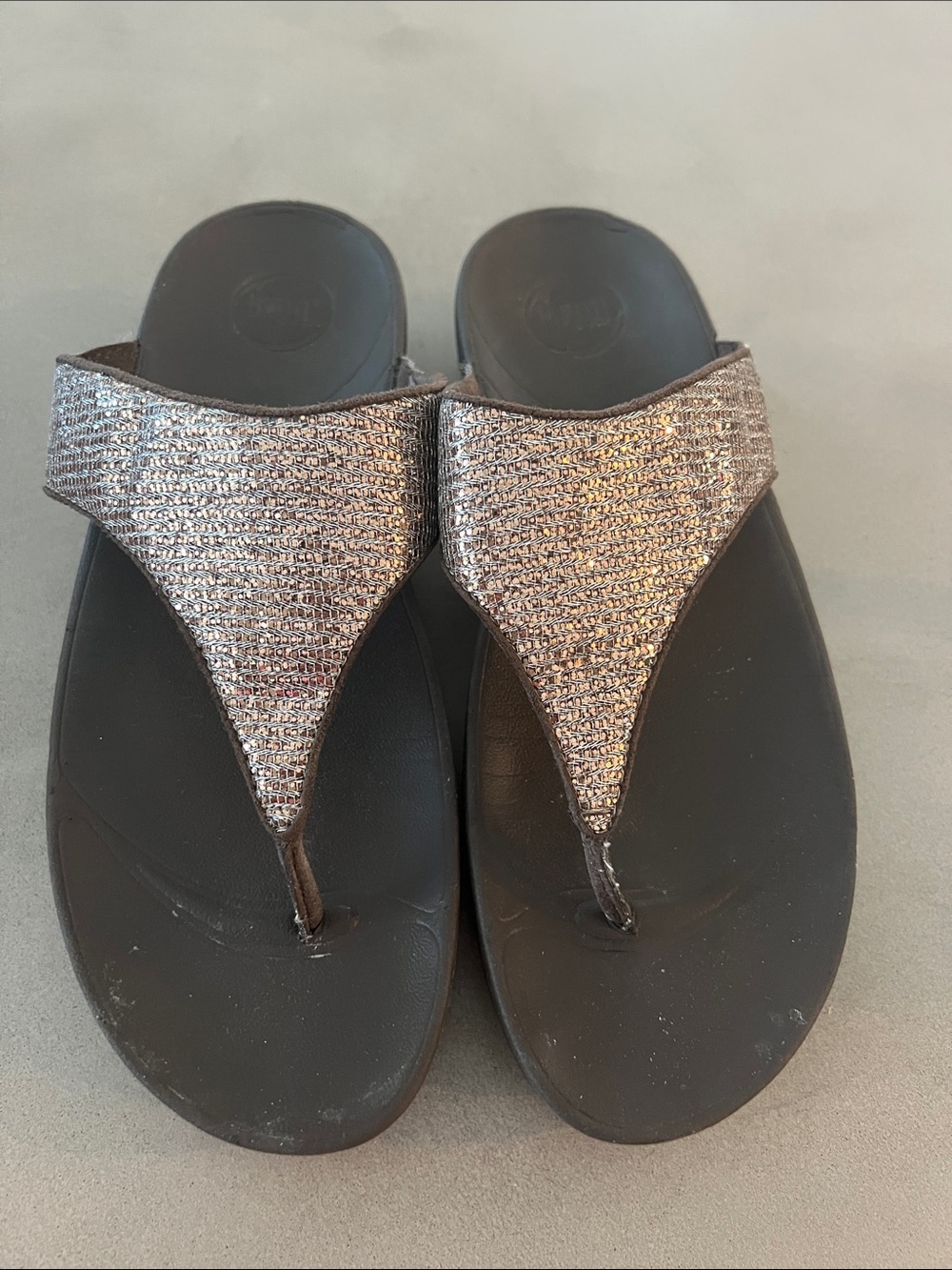 Fitflop Metallic Bronze Thong Sandal
